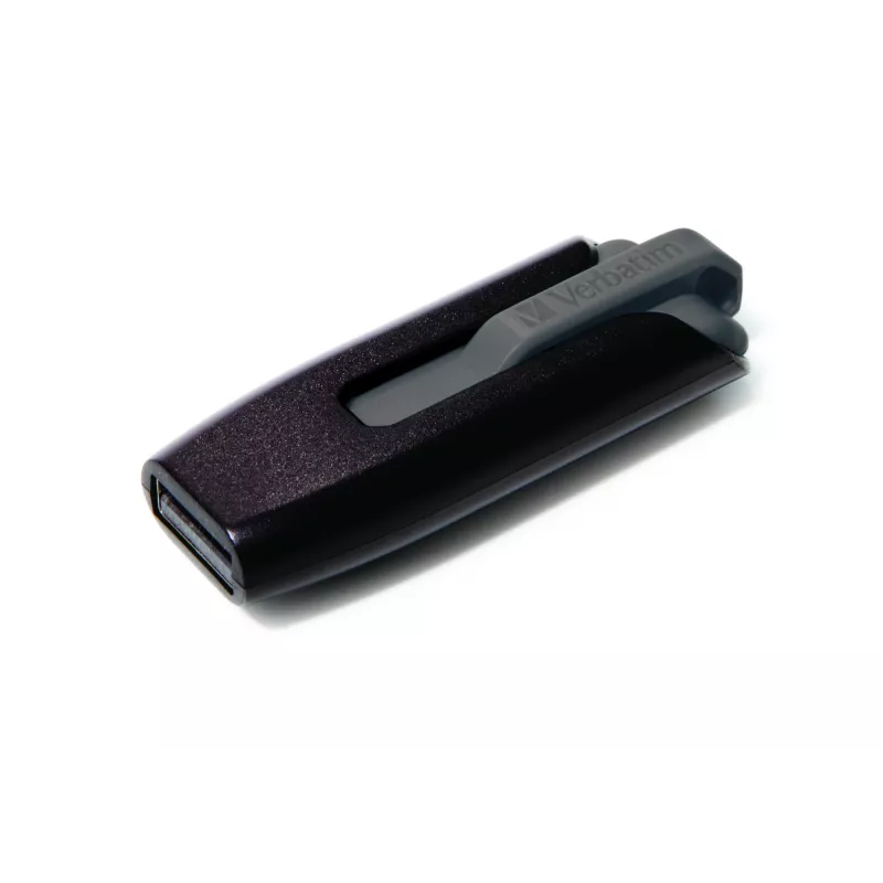 Verbatim V3 - USB 3.0 atmintinė 256 GB - Juoda, 256 GB, USB Type-A, 3.2 Gen 1 (3.1 Gen 1), Stumdoma, 10 g, Juoda