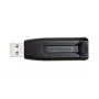 Verbatim V3 - USB 3.0 atmintukas 128 GB - Juoda, 128 GB, USB Type-A, 3.2 Gen 1 (3.1 Gen 1), 80 MB/s, stumdomas, Juoda