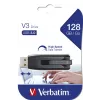 Verbatim V3 - USB 3.0 atmintukas 128 GB - Juoda, 128 GB, USB Type-A, 3.2 Gen 1 (3.1 Gen 1), 80 MB/s, stumdomas, Juoda