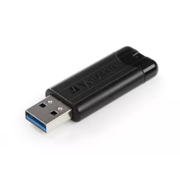 Verbatim PinStripe 3.0 - USB 3.0 atmintinė 64 GB – juoda, 64 GB, USB Type-A, 3.2 Gen 1 (3.1 Gen 1), slankioji, 7 g, juoda
