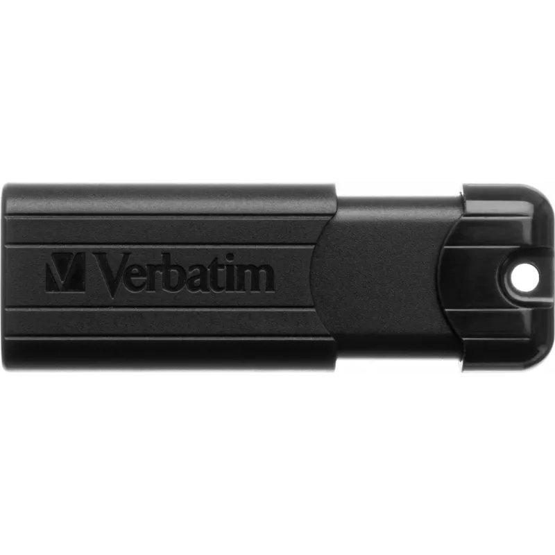 Verbatim PinStripe 3.0 - USB 3.0 atmintinė 64 GB – juoda, 64 GB, USB Type-A, 3.2 Gen 1 (3.1 Gen 1), slankioji, 7 g, juoda
