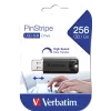 Verbatim PinStripe 3.0 - USB 3.0 atmintinė 256GB – juoda, 256 GB, USB Type-A, 3.2 Gen 1 (3.1 Gen 1), slankiojamoji, 7 g, juoda