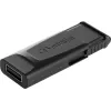 Verbatim Slider - USB Drive 128GB - juoda, 128 GB, 2.0, slydiklis, 8 g, juoda