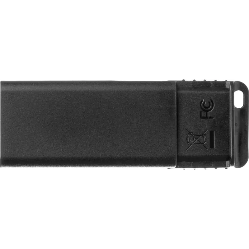 Verbatim Slider - USB Drive 128GB - juoda, 128 GB, 2.0, slydiklis, 8 g, juoda