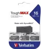 Verbatim ToughMAX - USB Drive 16 GB - Juoda