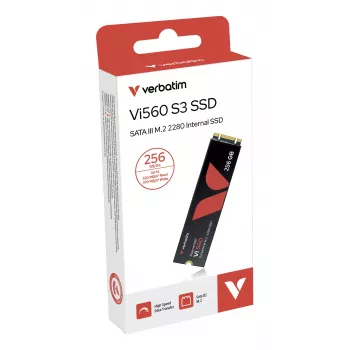 Verbatim Vi560 S3 M.2 SSD 256GB, 256 GB, M.2, 520 MB/s