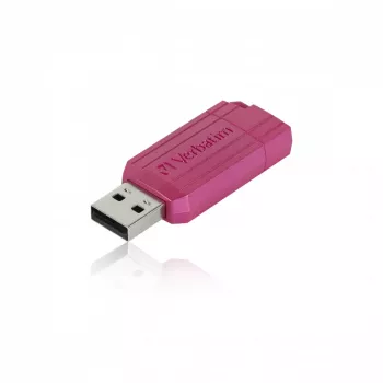 Verbatim PinStripe USB atmintinė 128 GB USB Type-A 2.0 Rožinė