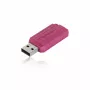 Verbatim PinStripe USB atmintinė 128 GB USB Type-A 2.0 Rožinė
