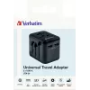 Verbatim 49543 maitinimo kištuko adapteris, universalus, juodas