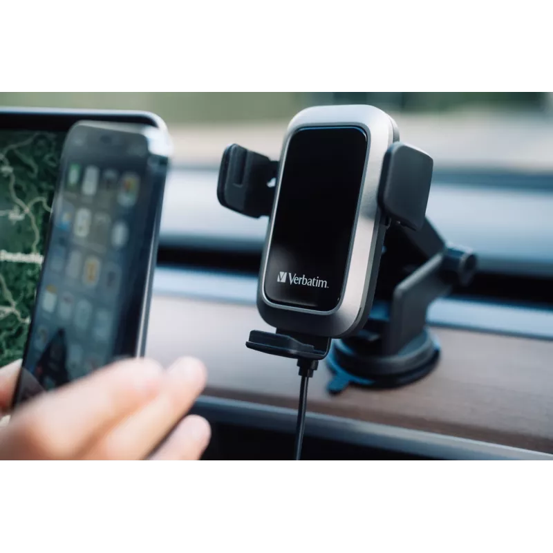 Verbatim FWC-03 Pro Qi Fast Wireless Autoladegerät retail Juoda