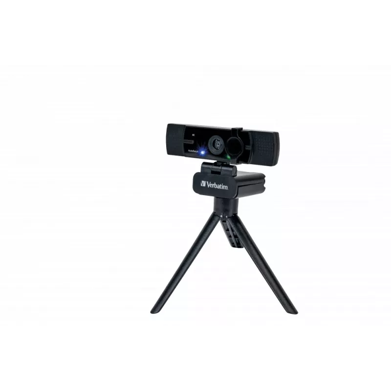 Verbatim 49580 internetinė kamera 3840 x 2160 pikselių USB 2.0 Juoda
