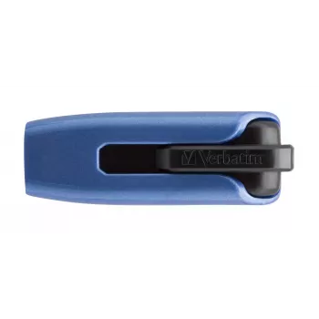 Verbatim V3 MAX - USB 3.0 atmintinė 32 GB - mėlyna, 32 GB, USB Type-A, 3.2 Gen 1 (3.1 Gen 1), 175 MB/s, stumdoma, mėlyna