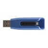Verbatim V3 MAX - USB 3.0 atmintinė 32 GB - mėlyna, 32 GB, USB Type-A, 3.2 Gen 1 (3.1 Gen 1), 175 MB/s, stumdoma, mėlyna