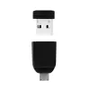 Verbatim Nano – USB 2.0 atmintukas su „Micro USB“ adapteriu, 32 GB – juodas
