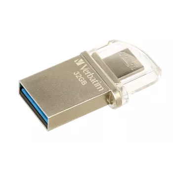 Verbatim Store 'n' Go OTG Micro USB atmintinė 32 GB USB Type-A / Micro-USB 3.2 Gen 1 (3.1 Gen 1) Sidabrinė