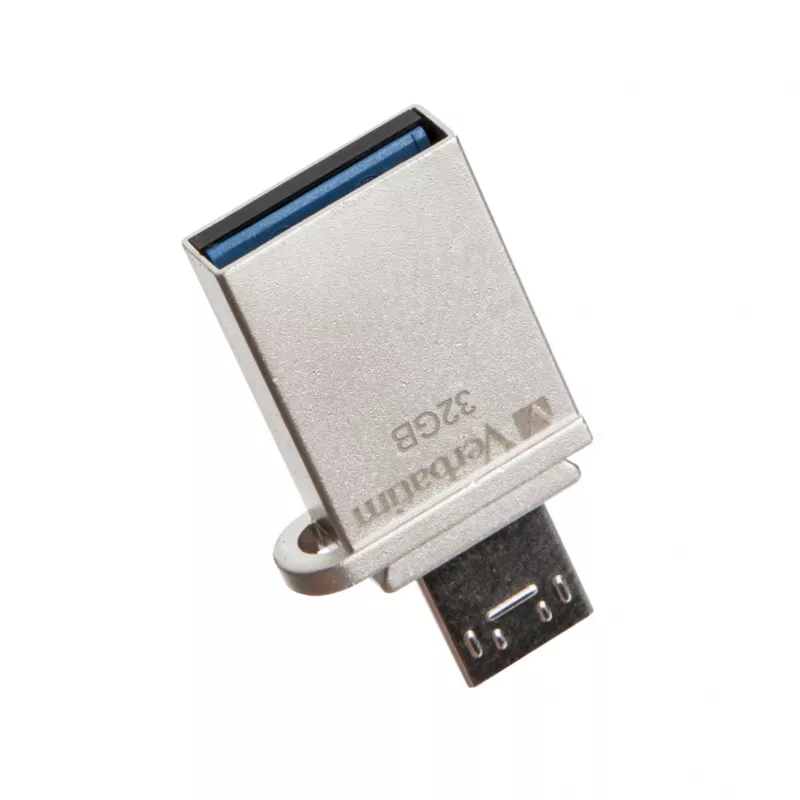 Verbatim Store 'n' Go OTG Micro USB atmintinė 32 GB USB Type-A / Micro-USB 3.2 Gen 1 (3.1 Gen 1) Sidabrinė