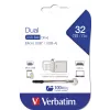 Verbatim Store 'n' Go OTG Micro USB atmintinė 32 GB USB Type-A / Micro-USB 3.2 Gen 1 (3.1 Gen 1) Sidabrinė