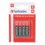 Verbatim AAA 4 lizdinė pakuotė šarminės baterijos, vienkartinė baterija, AAA, šarminė, 1,5 V, 4 vnt., įvairiaspalvė