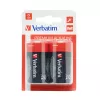 Verbatim D šarminės baterijos, Vienkartinė baterija, Šarminė, 1,5 V, 2 vnt., Įvairių spalvų, 34,2 mm