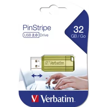 Verbatim PinStripe 3.0 - USB 3.0 atmintinė 32 GB - Eukalipto žalia