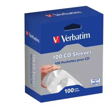 Verbatim CD rankovės (popierinės) 100 vnt.