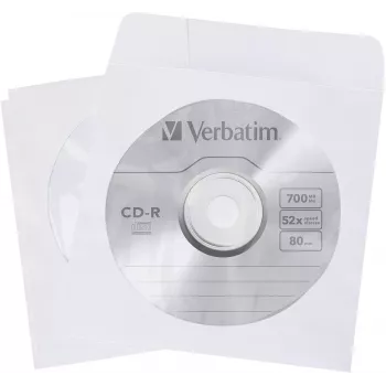 Verbatim CD rankovės (popierinės) 100 vnt.