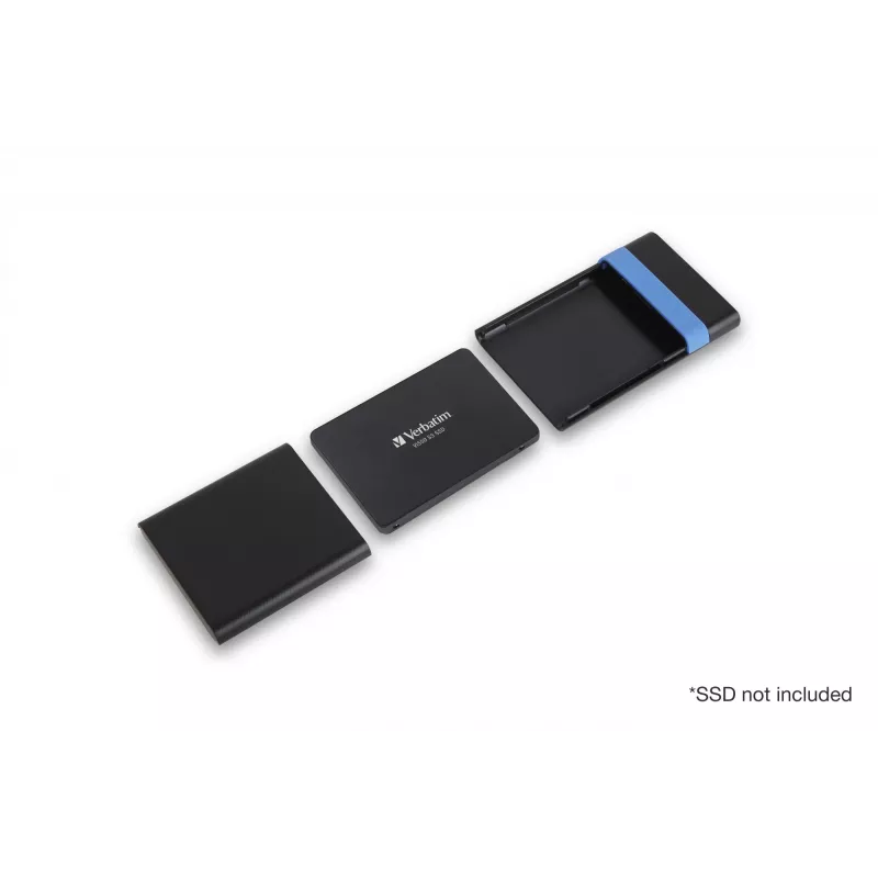 Verbatim Store'N'Go korpuso rinkinys HDD/SSD korpusas juodas, mėlynas 2,5 col.