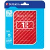 Verbatim Store 'n' Go USB 3.0 standusis diskas 1 TB raudonas, 1 TB, 3.2 Gen 1 (3.1 Gen 1), 5400 RPM, raudonas