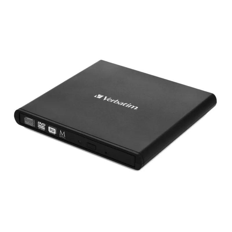 Verbatim External Slimline CD/DVD Writer optinis diskų įrenginys DVD±RW Juoda