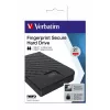 Verbatim Fingerprint Secure nešiojamasis standusis diskas 2 TB, juodas