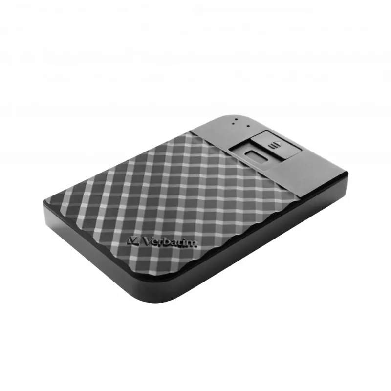 Verbatim Fingerprint Secure nešiojamasis standusis diskas 2 TB, juodas