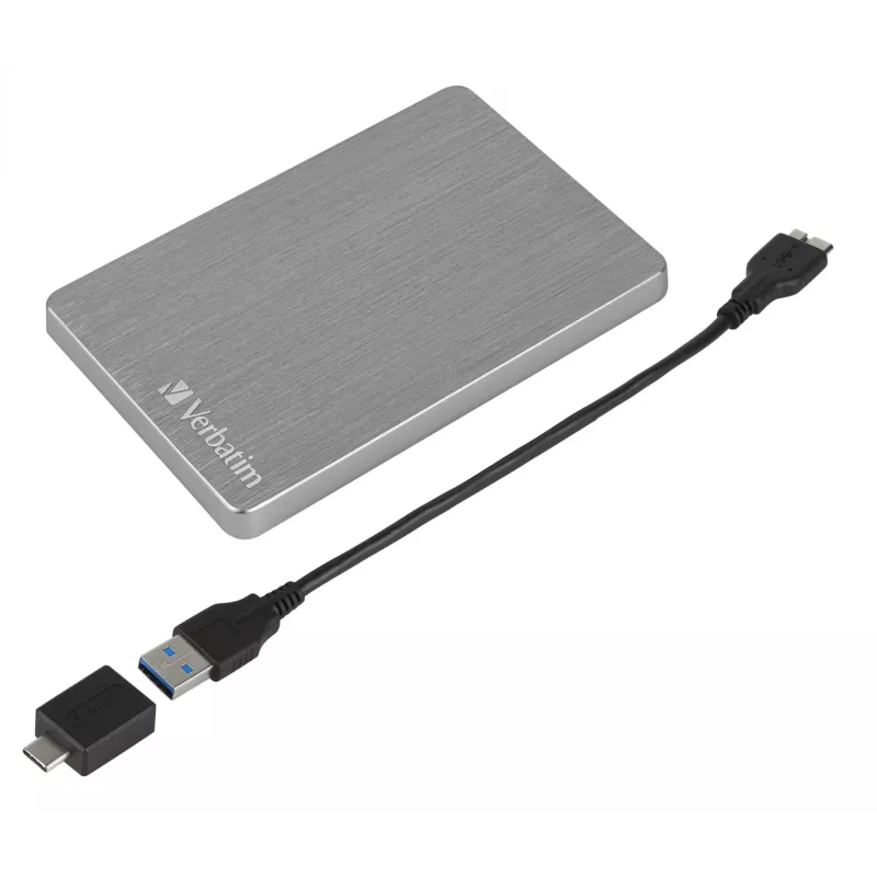 Verbatim Store 'n' Go ALU plonas nešiojamasis kietasis diskas 1 TB, kosminė pilka