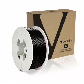 Verbatim 55318 3D spausdinimo medžiaga Polylactic acid (PLA) Juoda 1 kg
