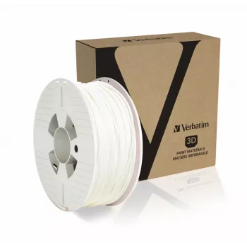 “Verbatim 55328” 3D spausdinimo medžiaga, polipieno rūgštis (PLA), balta, 1 kg