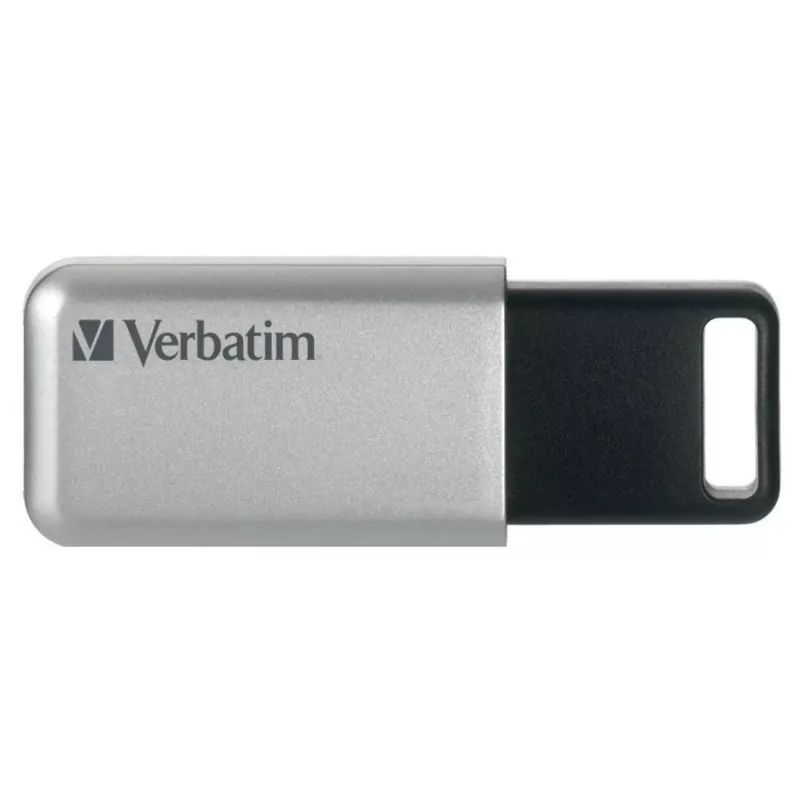 Verbatim Secure Pro - USB 3.0 atmintinė 64 GB - Sidabrinė