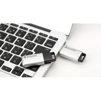 Verbatim Secure Pro - USB 3.0 atmintinė 64 GB - Sidabrinė