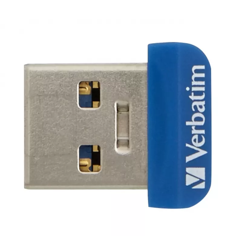 Verbatim Store 'n' Stay NANO - USB 3.0 atmintukas 16 GB - Mėlynas, 16 GB, USB Type-A, 2.0, Dangtelis, 3 g, Mėlyna
