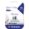 Verbatim Store 'n' Stay NANO - USB 3.0 atmintukas 16 GB - Mėlynas, 16 GB, USB Type-A, 2.0, Dangtelis, 3 g, Mėlyna