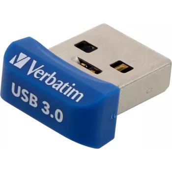 Verbatim Store 'n' Stay NANO – USB 3.0 atmintinė 32 GB – mėlyna, 32 GB, USB Type-A, 3.2 Gen 1 (3.1 Gen 1), dangtelis, 3 g, mėlyna