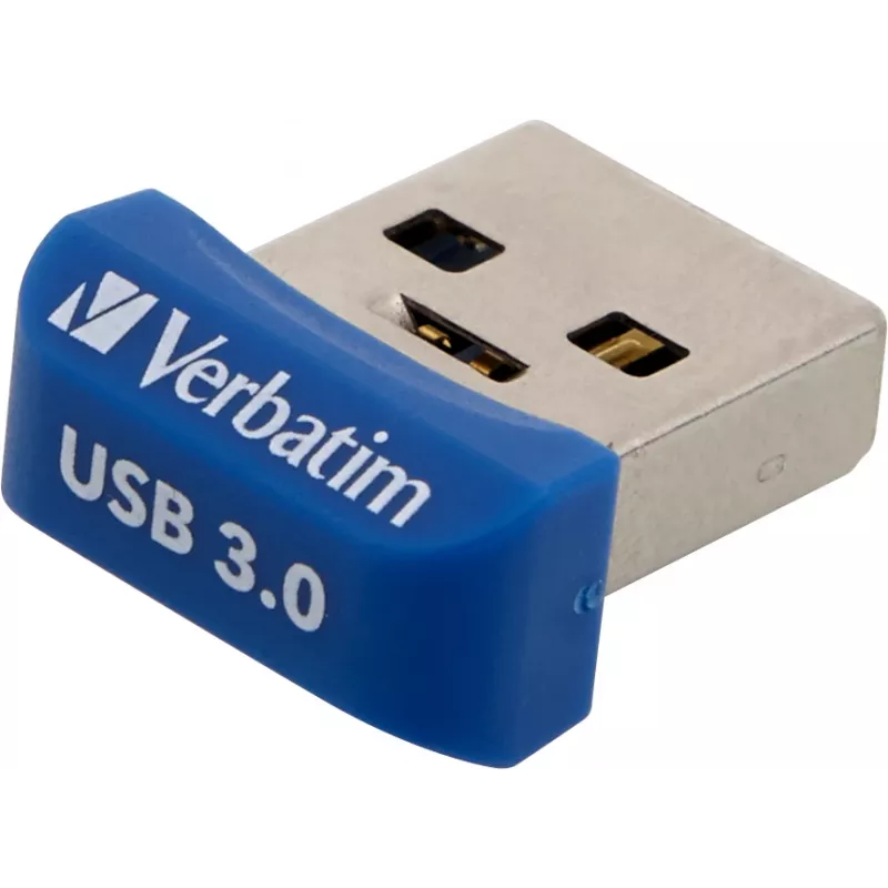 Verbatim Store 'n' Stay NANO – USB 3.0 atmintinė 32 GB – mėlyna, 32 GB, USB Type-A, 3.2 Gen 1 (3.1 Gen 1), dangtelis, 3 g, mėlyna