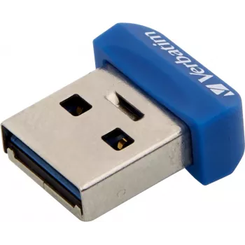 “Verbatim Store 'n' Stay NANO” - USB 3.0 atmintukas 64 GB - mėlynas