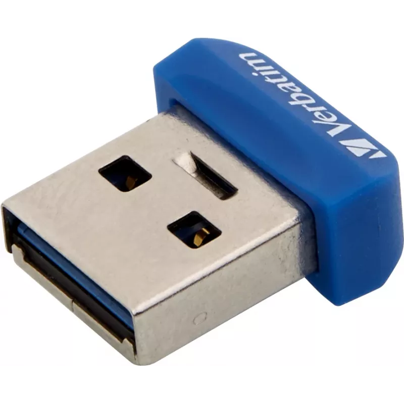 “Verbatim Store 'n' Stay NANO” - USB 3.0 atmintukas 64 GB - mėlynas