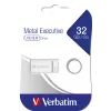 Verbatim Metal Executive - USB atmintinė 32 GB - sidabrinė