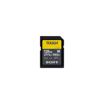 SDXC atminties kortelė Sony SF-M128T 128 GB UHS-II U3 V30 Class 10 — 277/150 MB/s, atspari smūgiams, atspari vandeniui