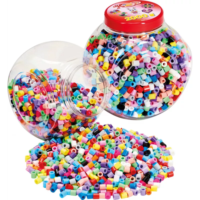 Hama 00008588 karoliukai Vamzdelių karoliukai Įvairiaspalviai 2000 vnt.