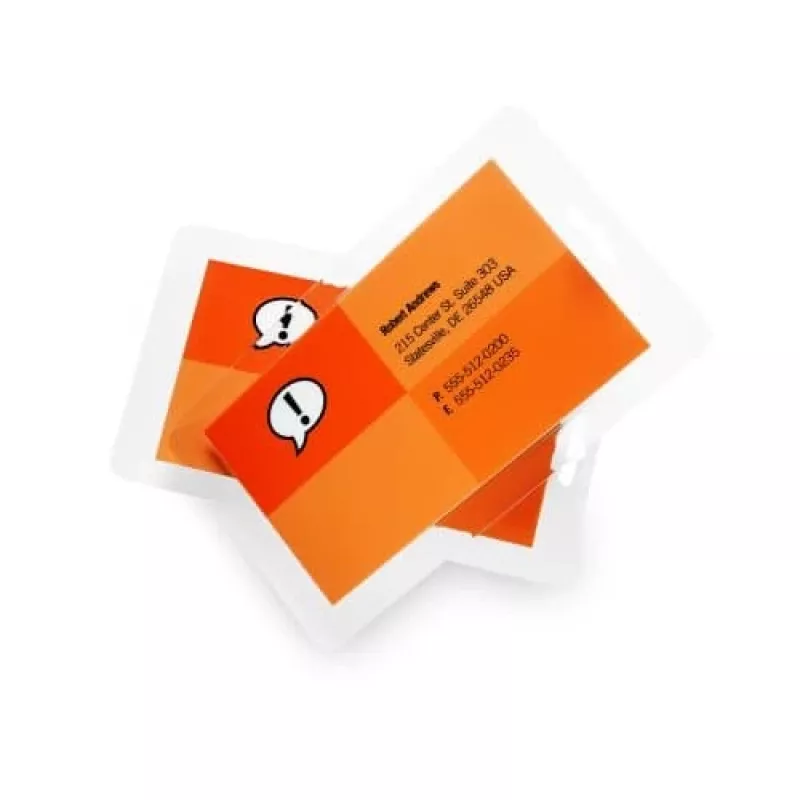 GBC laminavimo maišelis 64x108mm 125 mikronų, blizgus, skaidrus, polietilenas, 64x108, 0,25 mm, 64 mm