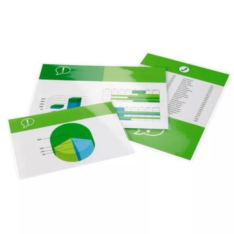 GBC laminavimo plėvelės A3 75 mikronų, blizgios, permatomos, A3, 303 mm, 0,15 mm, 426 mm