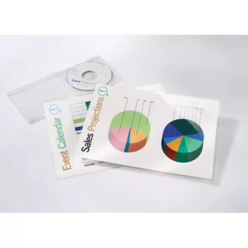 GBC laminavimo plėvelė A4 75 mikronų, blizgi, skaidri, A4, 248 mm, 333 mm, 1 mm