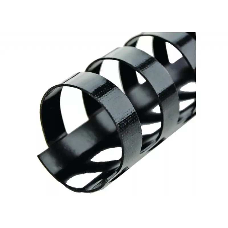 GBC CombBind Binding Combs 19mm A4 21R, juodi, 180 lapų, polivinilchloridas (PVC), A4, 1,9 cm, 990 g