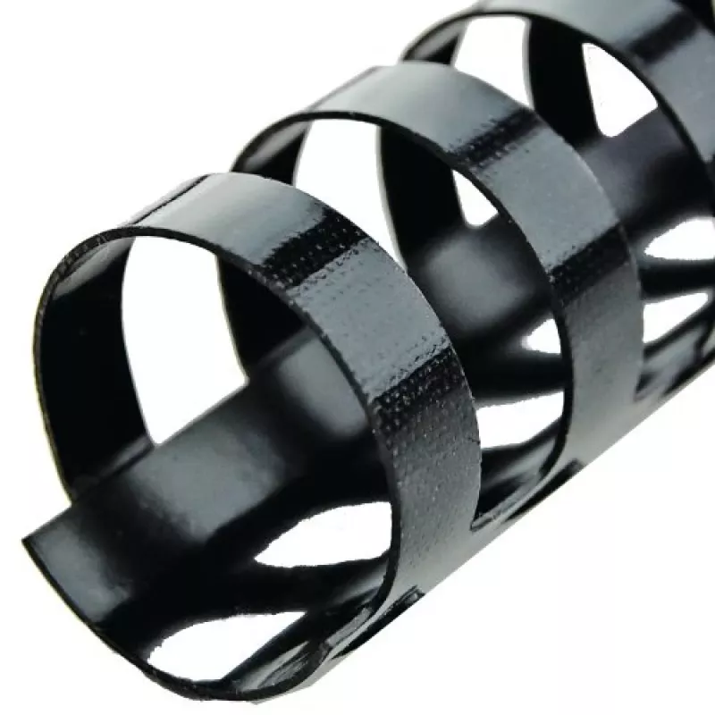 GBC CombBind Binding Combs 19mm A4 21R, juodi, 180 lapų, polivinilchloridas (PVC), A4, 1,9 cm, 990 g